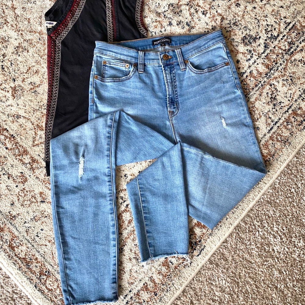 J.Crew Mercantile Super High Rise Skinny